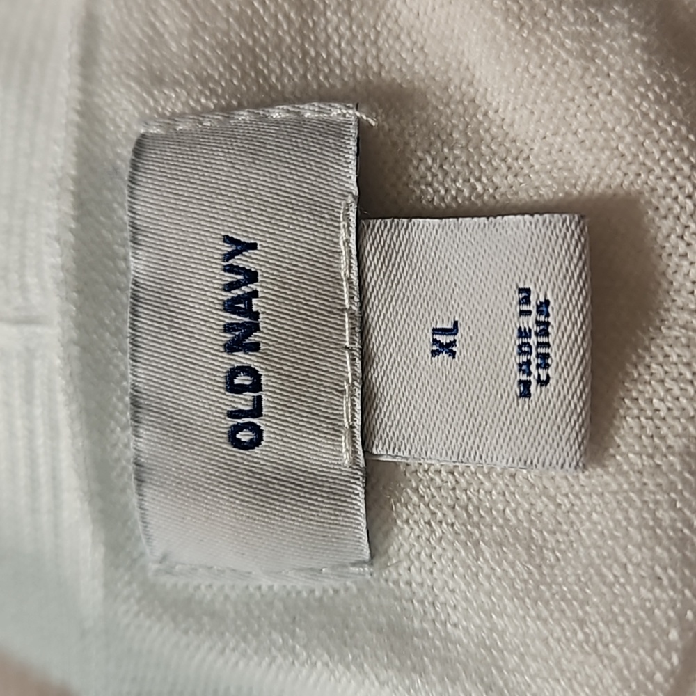 NWOT Old Navy White Open Drape Cardigan Sz XL - Picture 4 of 4